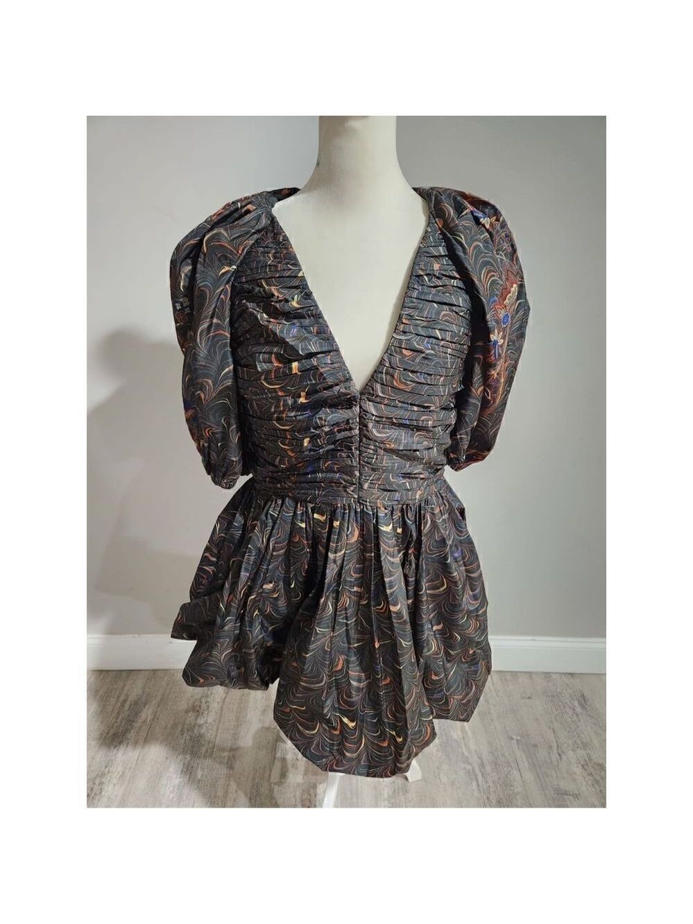ULLA Johnson Gwen Printed Minidress Size 10 NWT - Picture 7 of 9